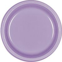 Bulk Round Plastic Plates | 50ct (7 inch, Hydrangea)