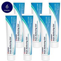 Safetec Pain Relieving Gel 4oz Tube - Topical Pain Reliever for Muscle and Joints (Pack of 6 Tubes)