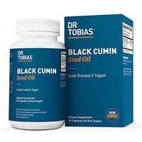 Dr Tobias Black Seed Cumin Oil - Non-GMO, Cold-Pressed & Vegan (60 Count)
