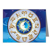 Note Cards (10 Pack) Zodiac Astrology Wheel