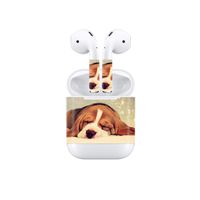 Vinyl Skin Decal for Airpods Bluetooth Earphone Case Protective Sticker Wrap Cover Skins-Sleeping Dog