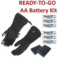 ActiVHeat Touchscreen Cordless Glove Liners w/ 6 AA Batteries
