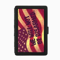 2nd Amendment D7 Black Metal Cigarette Case Gun Rights Arms Constitution