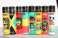Bundle - 8 Items - Clipper Lighter New Rasta Collection