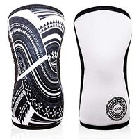 Axia Knee Compression Sleeves - Provides Knee Support for Heavy Lifting, Great for Crossfit - 2 Designs, 5 Sizes, Easy to Wash Knee Brace - Compression Knee Sleeves (Apache - XXL)