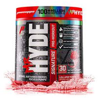 ProSupps® Mr. Hyde® Signature Pre-Workout Energy Drink – Intense Sustained Energy, Focus & Pumps with Beta Alanine, Creatine, Nitrosigine & TeaCrine (30 Servings, Lollipop Punch)
