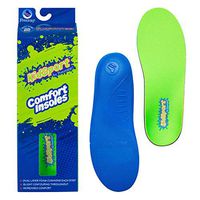 Powerstep Shoe's KidSport Orthotic Insoles, Green/Blue, Youth 6