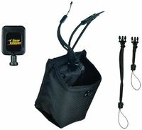 Gear Keeper HR9-2041 Small Retractable Holster for Dog Training Transmitters, Cameras Belt and Strap Mount with 2 QC Lanyard Accessories