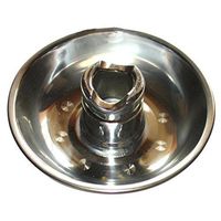 Ibnotuiy Stainless Steel Moxa Roll Stick Holder Extinguisher Safely Moxibustion Tray with Base Disk