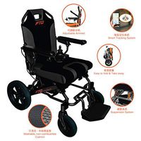 Smart Wheelchair - Lightweight Dual Function Foldable Power Wheelchair with Tracking System (A022-14)