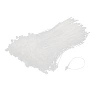 uxcell a14120100ux0298eu 80mm Snap Lock Pin Security Loop Plastic Tag Fastener Cable Tie 500pcs Pack of 500