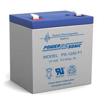 Power Sonic 12V 5AH SLA Battery Replacement for HKbil 6FM5.0