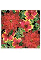 Festive Hibiscus & Poinsettia Design Hawaiian Gift Wrap Paper 2 Rolls