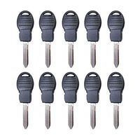 2008-2019 New Replacement Transponder Key for Chrysler Jeep Dodge VW - POD - Y170-PT (10 Pack)