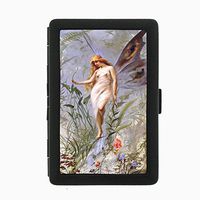 Fairy Magical Fantasy Black Cigarette Case Holder Wallet RFID-blocking