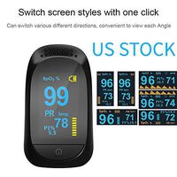 Fingertip Pulse Oximeter Blood Oxygen Sensor,Blood Oxygen Meter,Oxygen Meter Portable Digital Blood Oxygen FDA Approved Pulse Sensor Meter with Alarm and Pulse Rate Monitor for Adults and Children