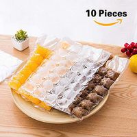 FishMM Disposable Ice Cube Bag, Keep Food Fresh Outdoors, Convenient and Healthy, Easy Release, No Spill Ice Cube, Stackable, Compact, Odor Free Ice Cube