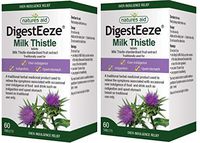 Natures Aid DigestEeze 150mg Equivalent 2750mg - 6600mg Milk Thistle 60 Tabs 2PK