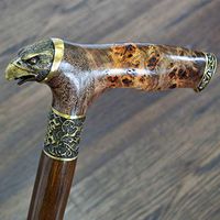 oleksandr.victory Canes Walking Sticks Reeds Wooden BURL Handmade Men's Accessories (Eagle3)