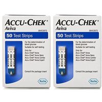 Accu-chek Aviva Glucose Test 50 Strips (PACK OF 2)
