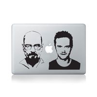 Jesse Pinkman and Heisenberg Vinyl Decal for MacBook (13/15) or Laptop