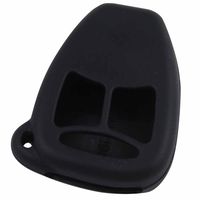 KEYGUARDZ Black Rubber Keyless Entry Remote Key Fob Skin Cover Protector