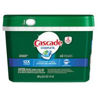 Cascade ActionPacs, Fresh Scent, 22. 5 oz Tub, 43/Tub, 6 Tubs/Carton