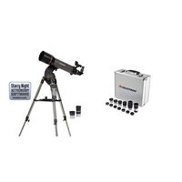 Celestron NexStar 102 SLT Computerized Telescope with Celestron Eyepiece and Filter Kit - 14 Piece Telescope Accessory Set