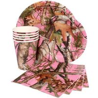 Pink Camo Party Kit