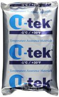 ThermoSafe U-tek 429 Phase Change Material Gel, -1°C Temperature, 6" L x 4" W x 0.75" H (Case of 36)