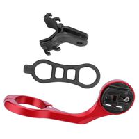 Dilwe Stem Extension Mount, Bike Computer Action Camera Extension Mount wirh Light Bracket(Red-for CATEYE)
