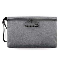 URMAGIC Smell Proof Bag with Combination Lock,Durable Water Repellent Odor Proof Stash Bag with Combination Lock and Inside Pouches for Your Herbs and Smelly Accessories