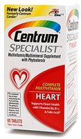 Centrum Specialist Heart Tabs 60 ea (Pack of 4)