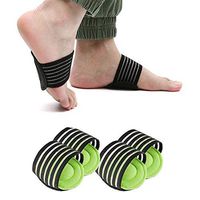 2 Pairs Thickening Plantar Fasciutis Compression Fasciitis Cushioned Arch Support Inserts Fallen Arches, Achy Feet Problems for Men and Women