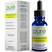 BioActive B12 Full-Spectrum (Sublingual Drops) 90 Day Supply: 4,000 mcg Per Serving | Includes 3-in-1 Bioavailable: Methylcobalamin, Adenosylcobalamin and Hydroxocobalamin | Vegan