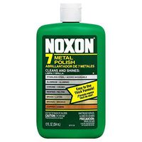 Noxon 7 Liquid Metal Polish, 12 fl oz Bottle for Brass, Copper, Stainless, Chrome, Aluminum, Pewter & Bronze