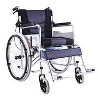 NACHENW Folding Wheelchair Lightweight Compact Elderly with Toilet Portable Disabled Trolley Wheelchairs