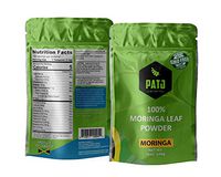 Organic Moringa Oleifera Leaf Powder - Great for Smoothies, and Tea - 100% Raw from Jamaica - 8oz Resealable Bag - by PATJ