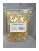 Empty Gelatin Capsules Size 00 (Kosher/Halal) GMO-Free Gel Caps - Choose Your Quantity by (5000)