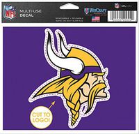 Vikings Multi-Use Decal - Removable and Reusable Football Sticker