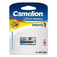 Camelion CR123A 3V 1300mAh Lithium 1pk Blister Fast USA Ship