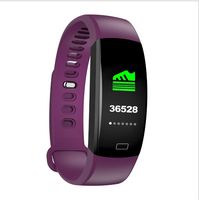 VERSUSWOLF Fitness Tracker Colorful Screen Smart Waterproof Bracelet Heart Rate Blood Pressure Monitor Smart Bracelet for Kids Women Men (Purple)