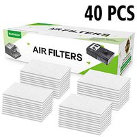 Medihealer Fine Filters 40 Packs - 40 Packs Ultra Fine Filter for M Series, PR System One and SleepEasy Series Machines, Premium Disposable Universal Filter - Medihealer Replacement Filters Supplies