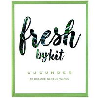 Fresh by Kit Deluxe Gentle Wipes - Cucumber 12 Pack