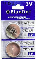 BlueDot Trading CR2430 Lithium Cell Battery, 2 Count (Packaging may vary)