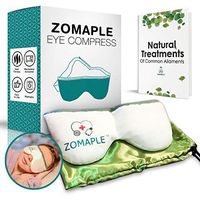 Heated Eye Mask for Dry Eyes Warm Compress for Eyes | Moisturizing Heat for Styes, Pink Eyes, Blepharitis and Puffy Eyes - Adjustable, Microwavable, Washable & Reusable | Bonus Storage Pouch