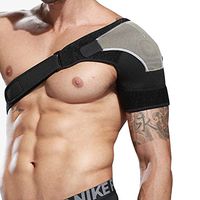 BIHIKI Bursitis Shoulder Brace for Women and Men,Adjustable Wrap Strap Support for Shoulder Bursitis, Subluxation, Tear, Frozen Shoulder Pain, Sprain, Soreness & Tendinitis (Right)