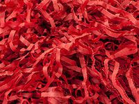 Scarlet Red Tissue Paper Shred 1 lb Bag (4 Bags) - WRAPS-4XSR