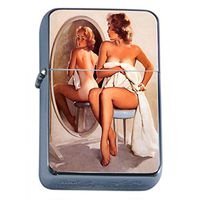 Vintage Retro Sexy Bridesmaid Party Oil Lighter Pin Up Girl-079