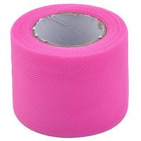 uxcell Polyester Family DIY Tutu Skirt Decor Craft Tulle Spool Roll 2 Inch x 25 Yards Fuchsia